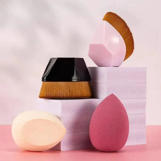 Belle & Rose Beauty Blenders/Foundation Brushes Set